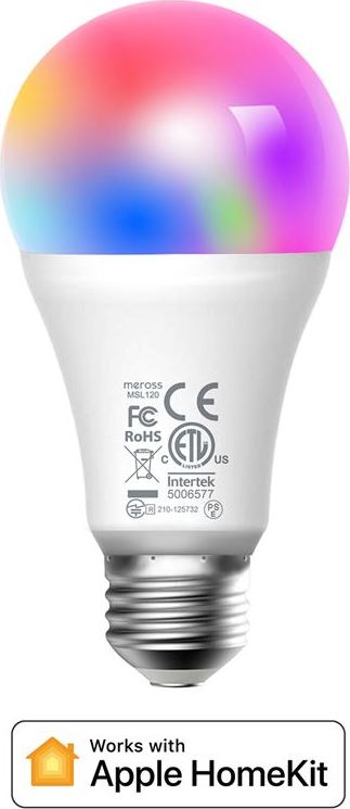 Chytrá LED žárovka Meross MSL120 WiFi (HomeKit)