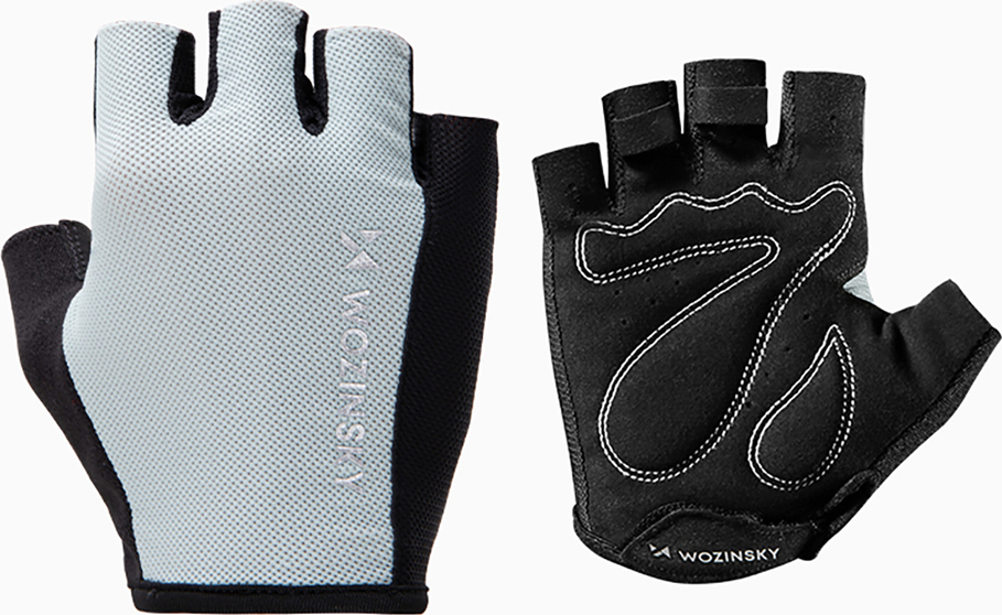 Cyklistické rukavice Wozinsky WRR-02XL velikost XL - šedé