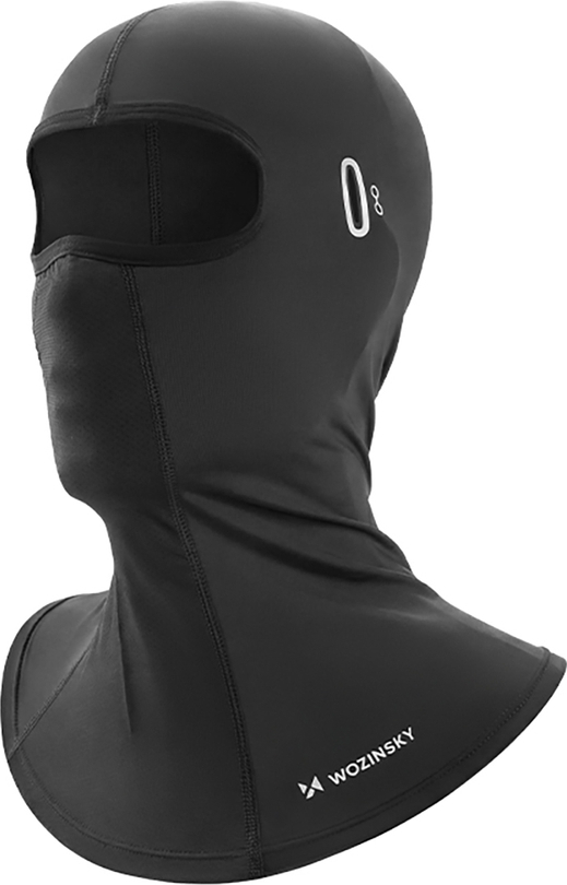 Wozinsky WKM-02B Kukla na motorku a kolo s otvory pro brýle - černá