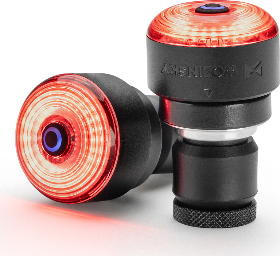 Wozinsky WIS-01 Voděodolná chytrá zadní světla 2 ks - Černá