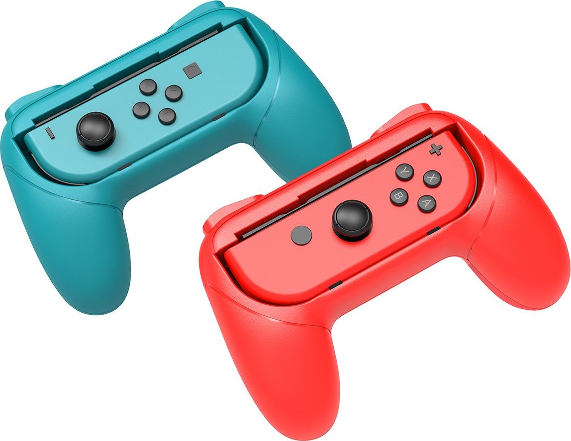 iPega SW087 Grip pro JoyCon Ovladače 2ks Blue/Red (Pošk. Balení)