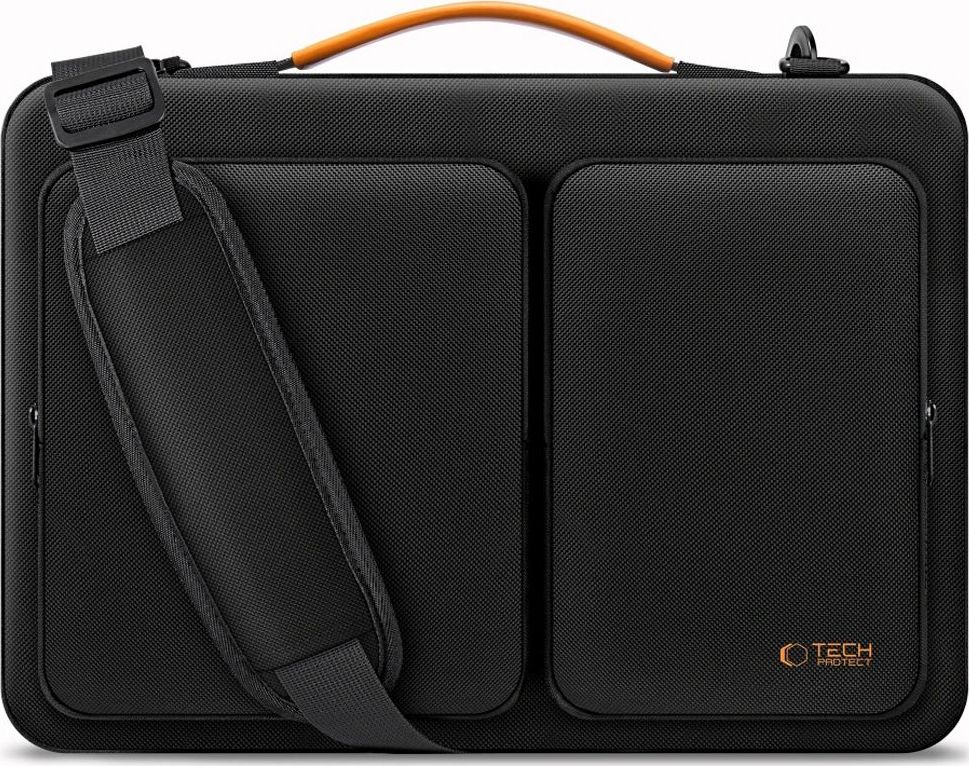 TECH-PROTECT DEFENDER BAG LAPTOP 13-14 BLACK/ORANGE