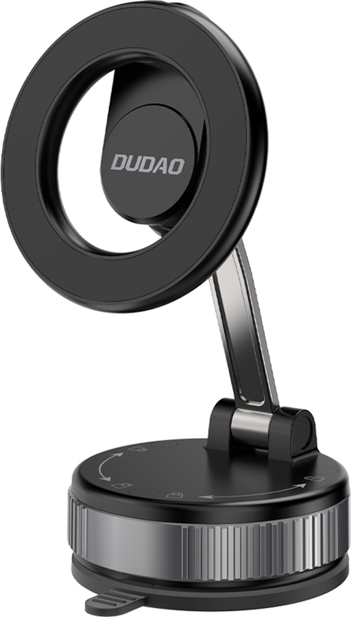Držák do auta Dudao F24X kompatibilní s MagSafe s přísavkou - černý