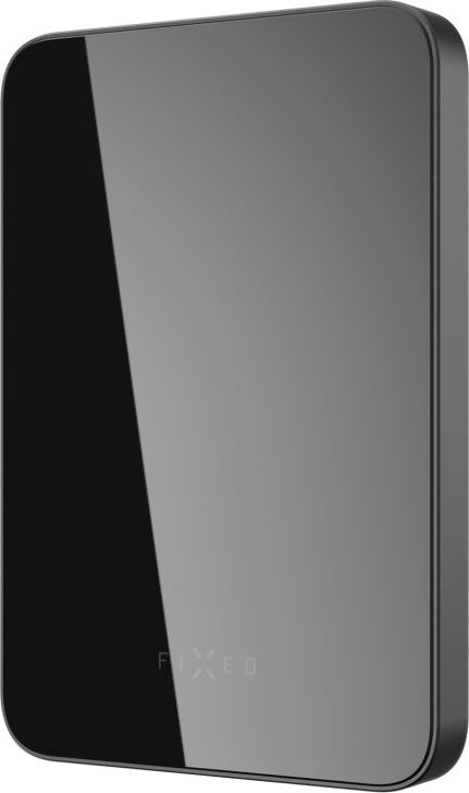Powerbanka FIXED MagZen 5 Crystal s bezdrátovým nabíjením se standardem Qi2 a podporou MagSafe, 5 000 mAh, černá