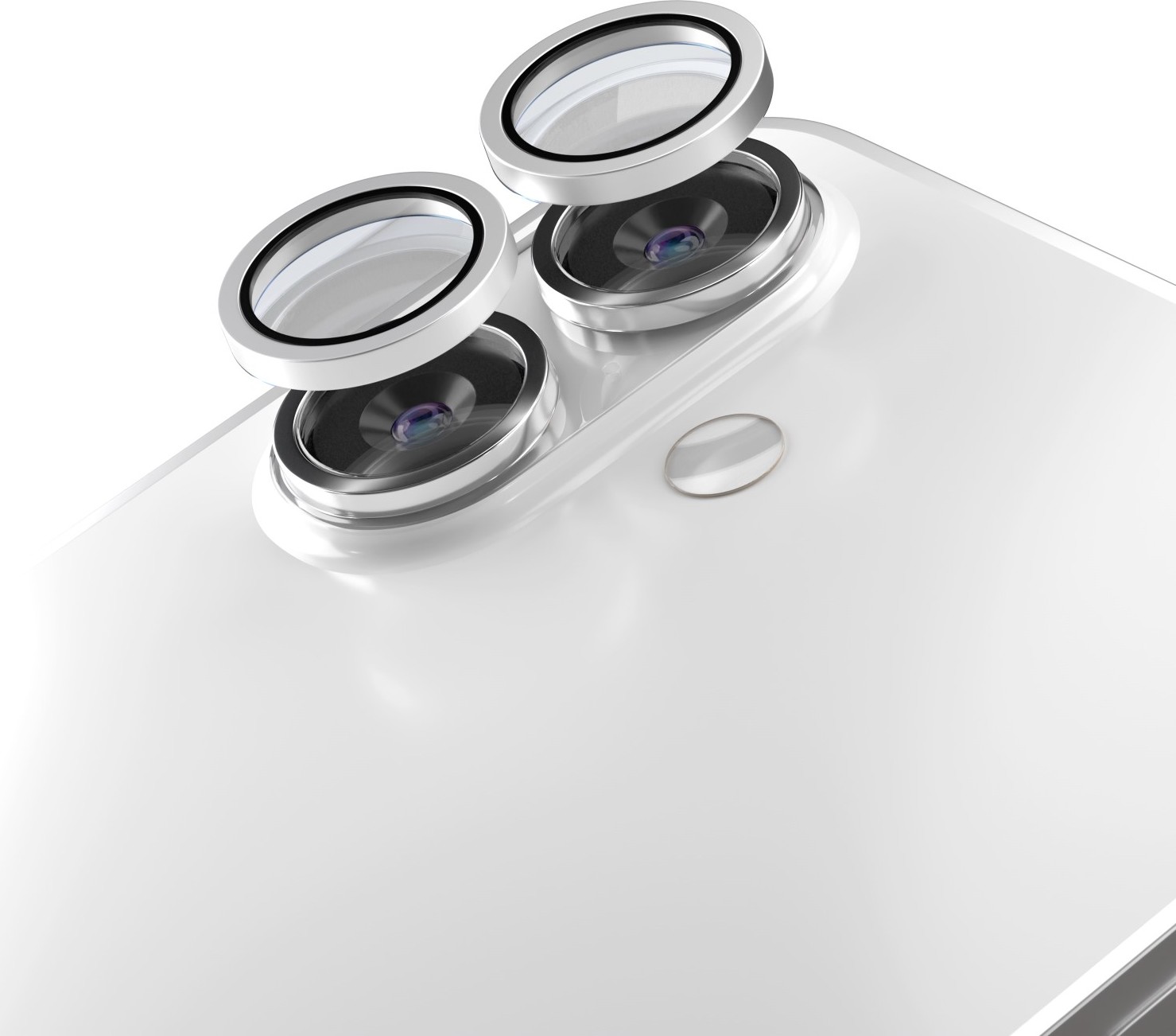 Levně Etteri chránič objektivu fotoaparátu pro iPhone 17 bílý