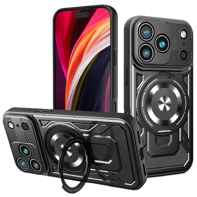 Pouzdro Defender Armor Mag pro iPhone 17 Pro 6,3" černé