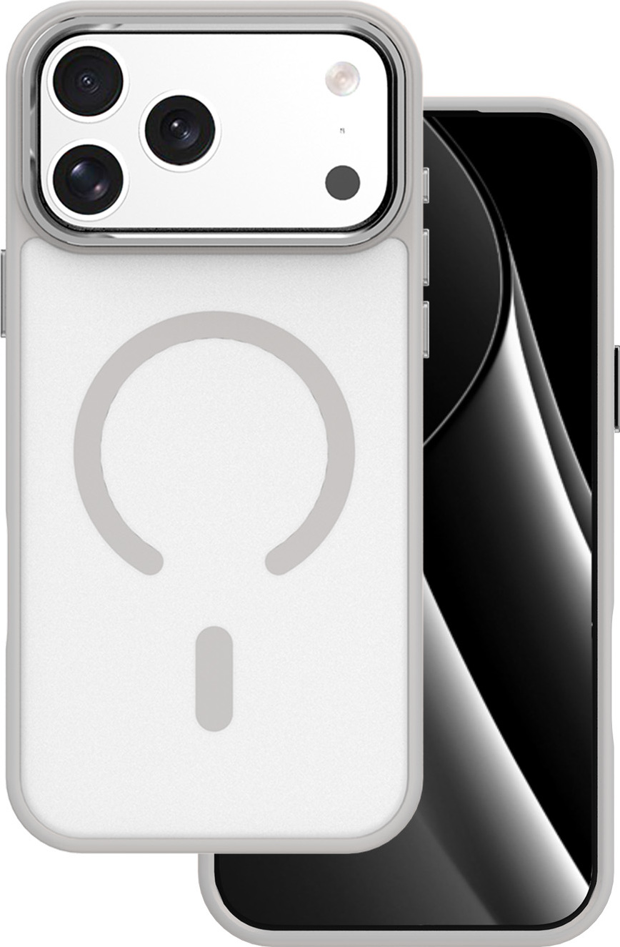 Levně TFO Kryt Frozen Mag pro iPhone 17 Pro 6,3" šedý s otevřeným kroužkem