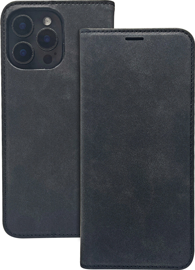 Smart Suede kryt pro iPhone 17 Pro Max 6,9" černý