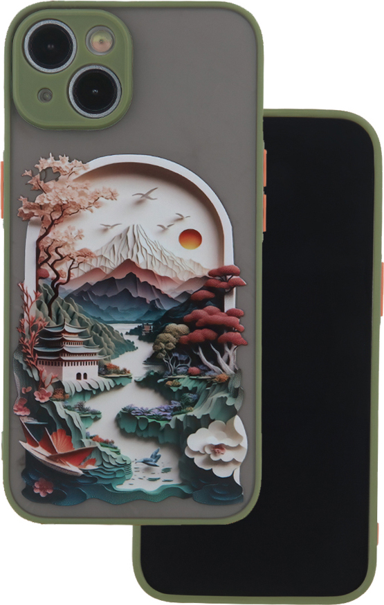 Ultra Trendy cestovní kryt pro Samsung Galaxy A35 5G zelený