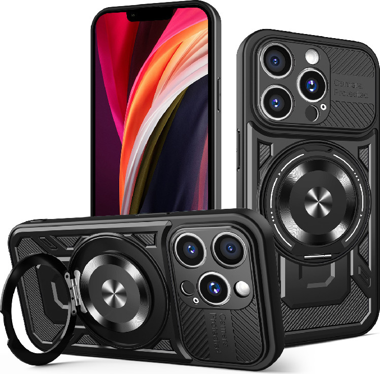 Pouzdro Defender Armor Mag pro iPhone 14 Pro 6,1" černé