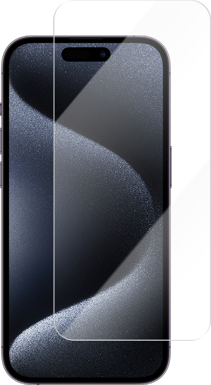 Tvrzené sklo Vmax 2,5D Normální čiré sklo pro iPhone 15 Pro 6,1"