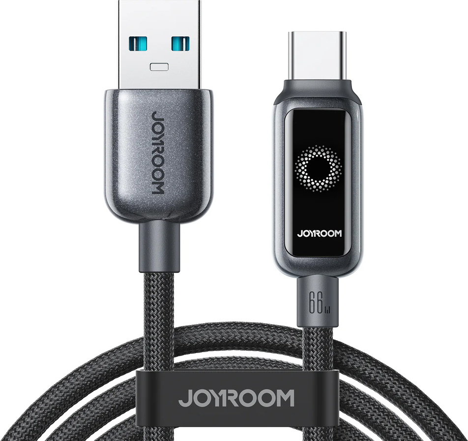 Kabel Joyroom S-A55 StarFlight 66W USB-A - USB-C 1,2m - černý