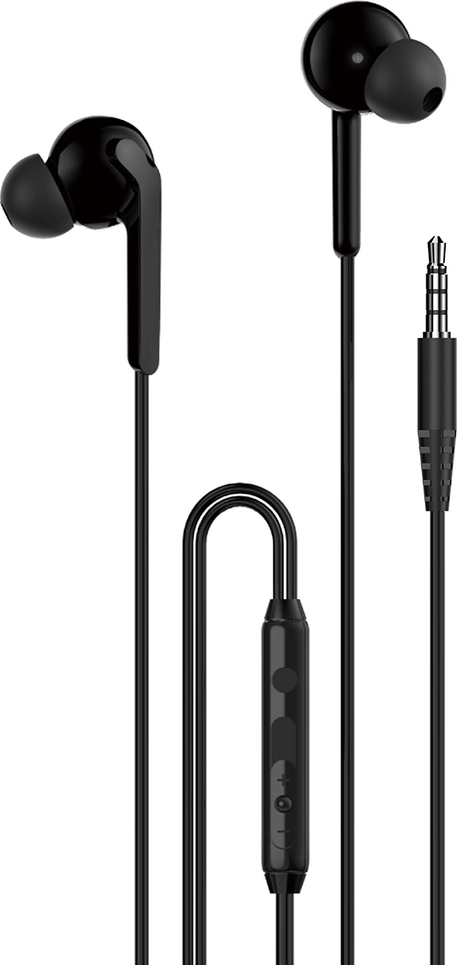Dudao X3+ Kabelová sluchátka do uší s USB-C - černá