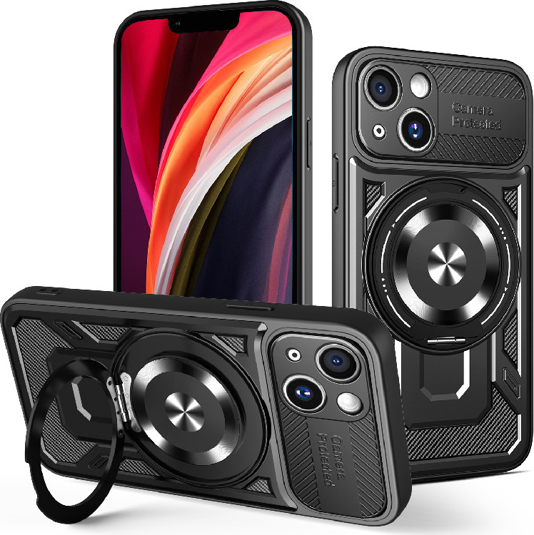 Pouzdro Defender Armor Mag pro iPhone 13 6,1" černé