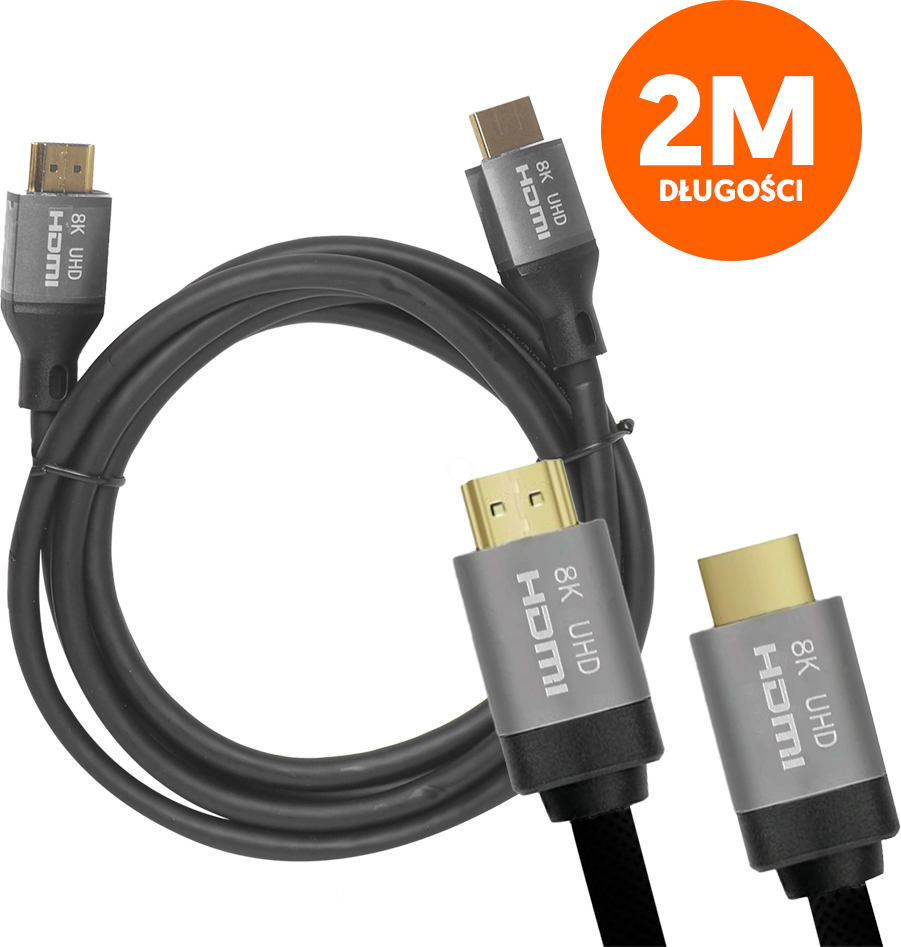 HDMI-HDMI kabel (v2.1 | 8K | 2 m) černý