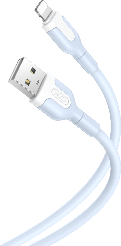 Kabel XO NB212 USB - Lightning 1,0 m 2,1A modrý