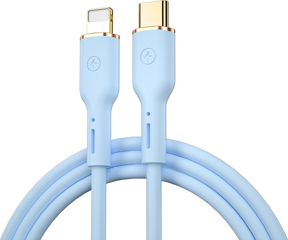 Kabel WIWU YQ01 USB-C - Lightning 30W 1,2m modrý