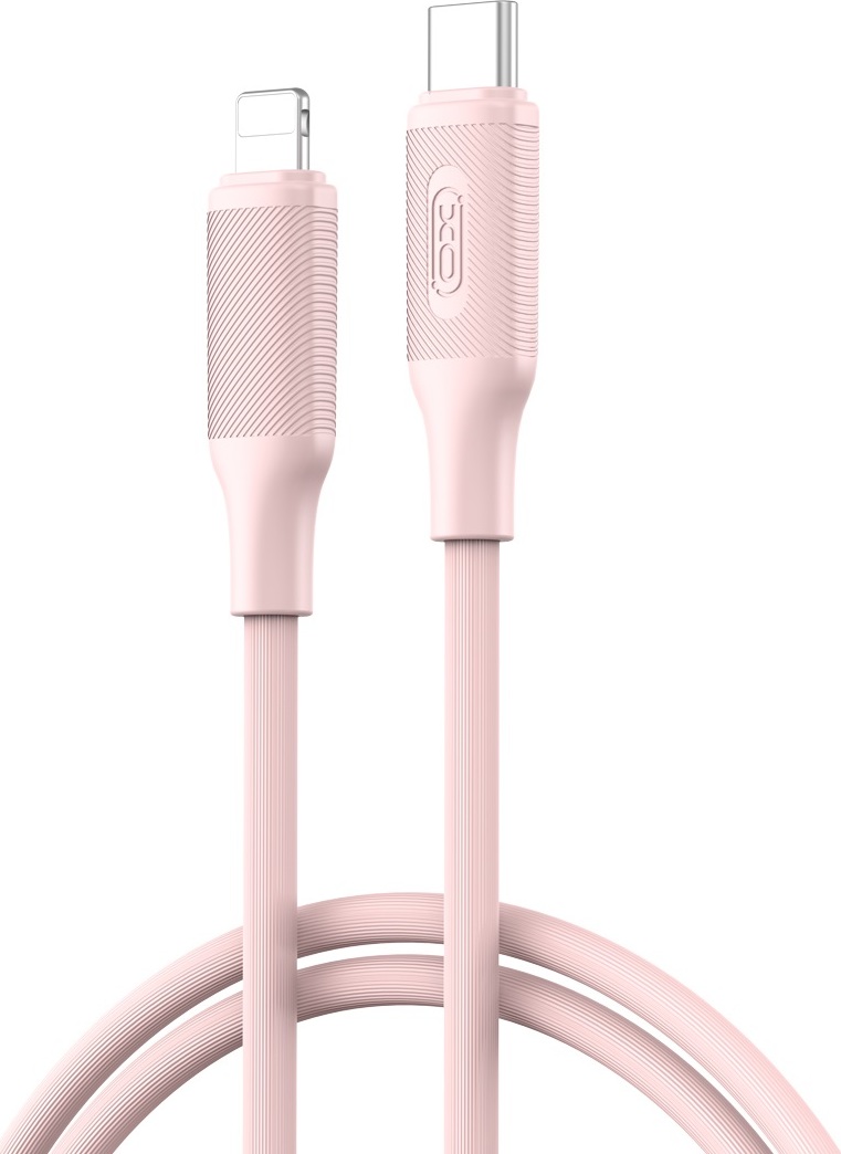 Kabel XO NB-Q265A PD USB-C - Lightning 1,0 m 27W růžový
