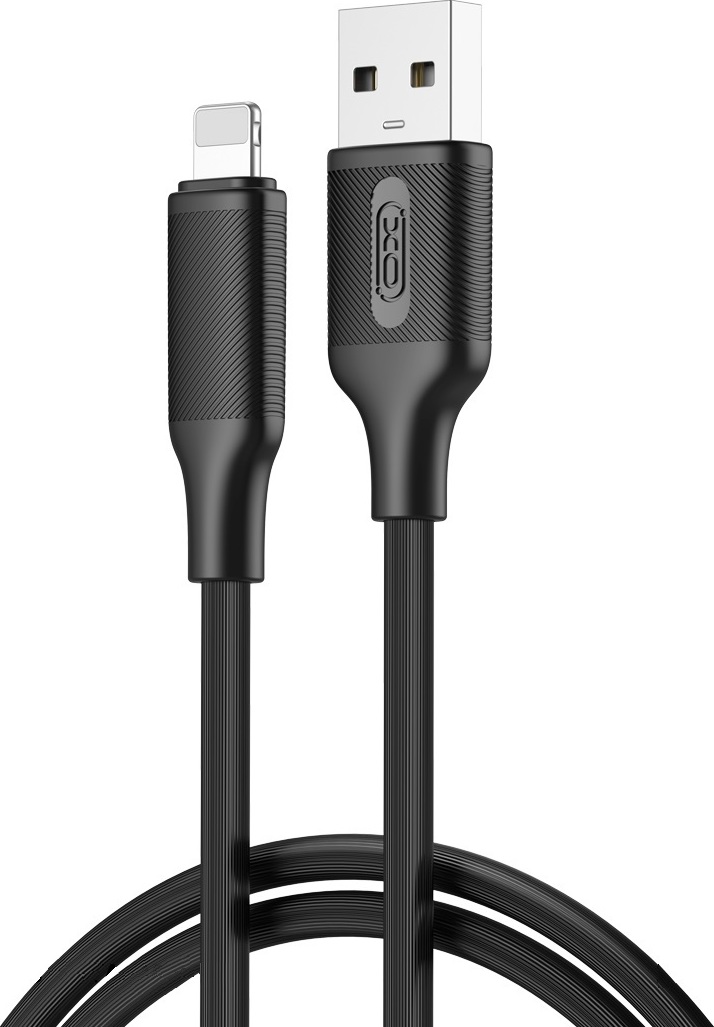 Kabel XO NB265 USB - Lightning 1,0 m 2,4A černý