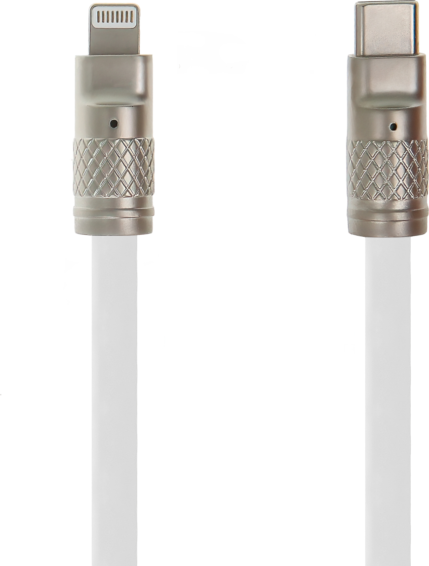 Kabel Setty Zink USB-C - Lightning 1,2 m 27W KZC-L-1.2270 bílý