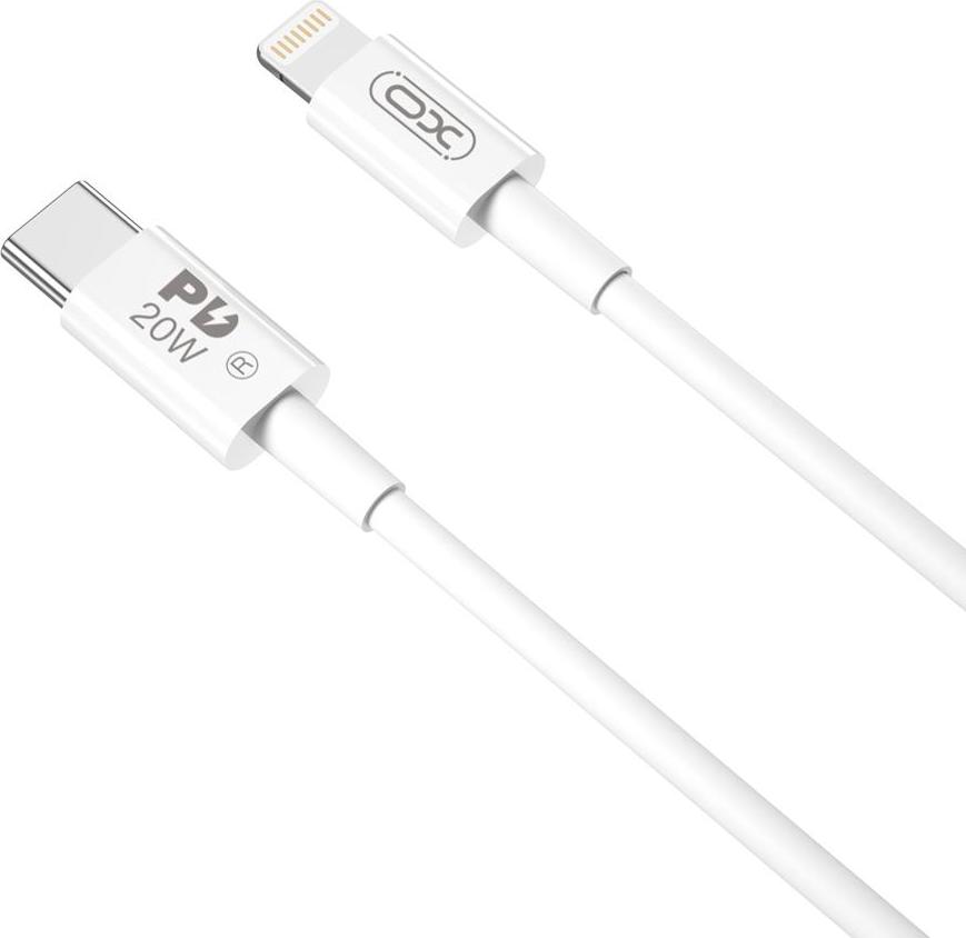 Kabel XO NB-Q189B PD USB-C - Lightning 2,0 m 20W bílý
