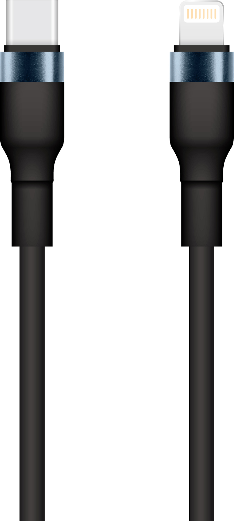 Kabel Setty USB-C - Lightning 1m 3A KSC-L-131 černý