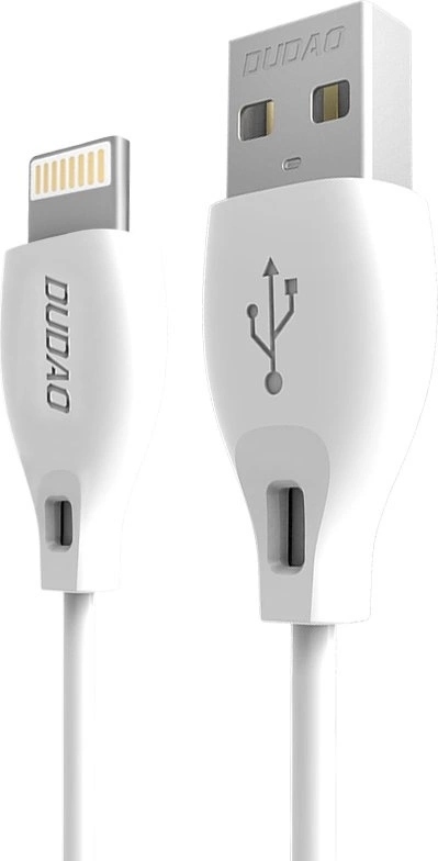 Kabel Dudao USB / Lightning 2,4A 1m bílý (L4L 1m bílý)
