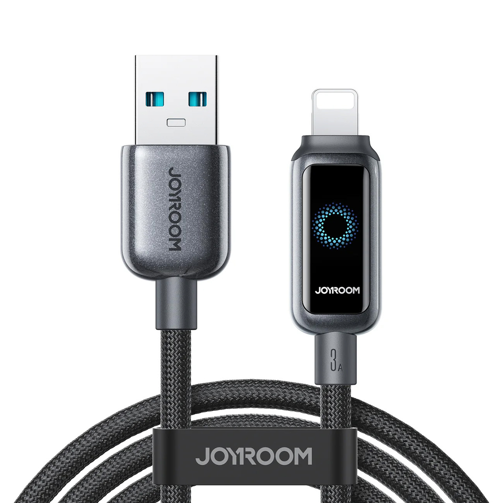 Kabel Joyroom S-A55 StarFlight 3A USB-A - Lightning 1,2m - černý