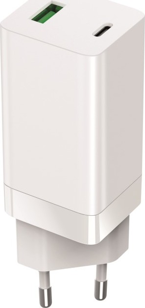 Nabíječka Setty GAN PD+QC USB + USB-C 65W LSI-02 bílá JO