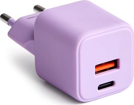 Nabíječka COLORUM do zásuvky USB-A + USB-C PD 30W CLS30-AC-09 xLavenda