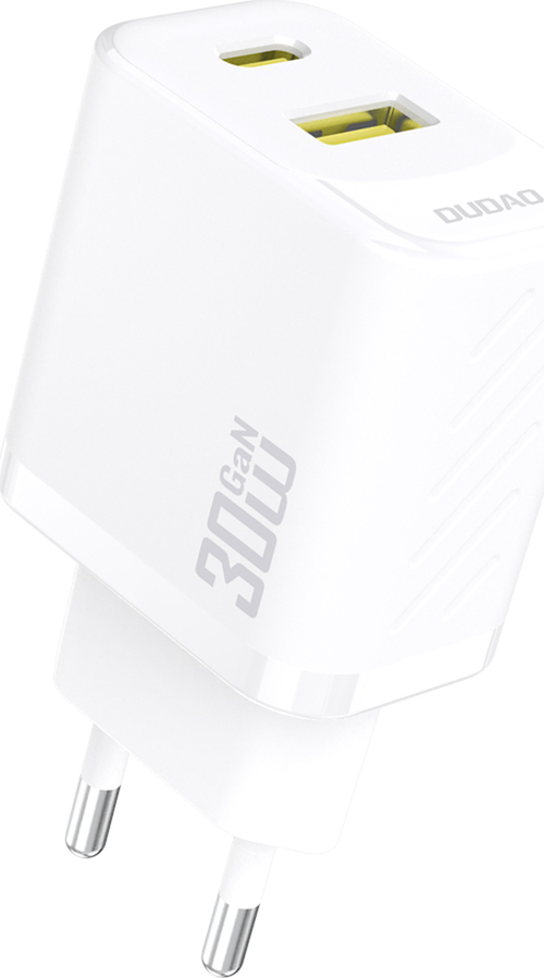 Dudao A27TEU PD 30W GaN USB-A USB-C nástěnná nabíječka - bílá