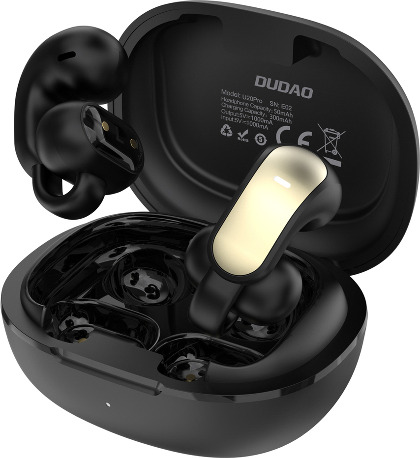 Levně Bezdrátová Bluetooth sluchátka Dudao U20 Pro TWS - černá
