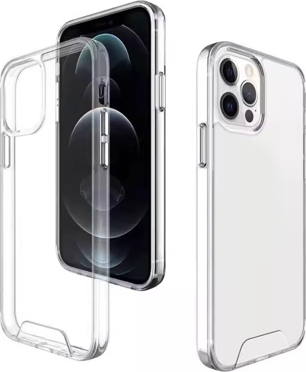 Hybridní krystalový kryt pro iPhone X / XS průhledný s velkým otvorem