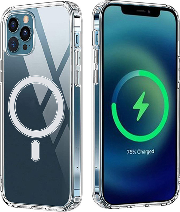 Průhledný kryt Anti Shock 1,5 mm Mag pro Samsung Galaxy S23 s velkým otvorem