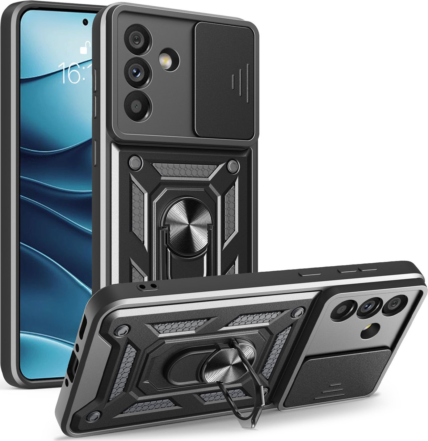 Pouzdro Defender Slide pro Samsung Galaxy A56 5G černé