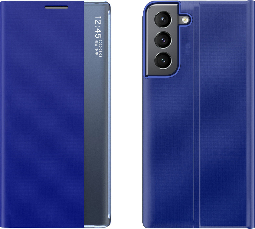 Nový kryt Sleep Case pro Samsung Galaxy S22 + (S22 Plus) modrý