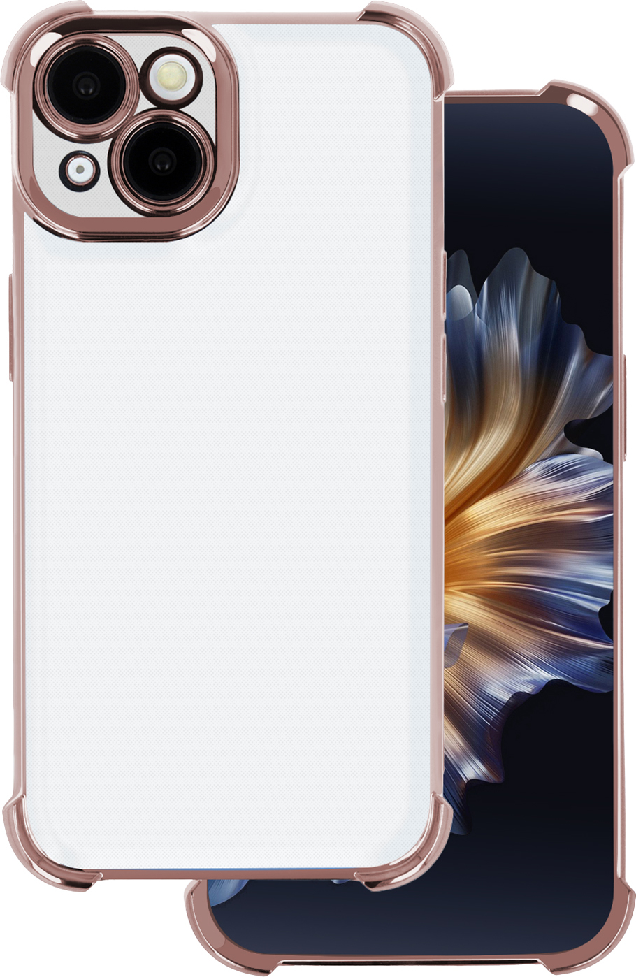 Anti Shock Chrome kryt pro Samsung Galaxy A35 5G zlatý