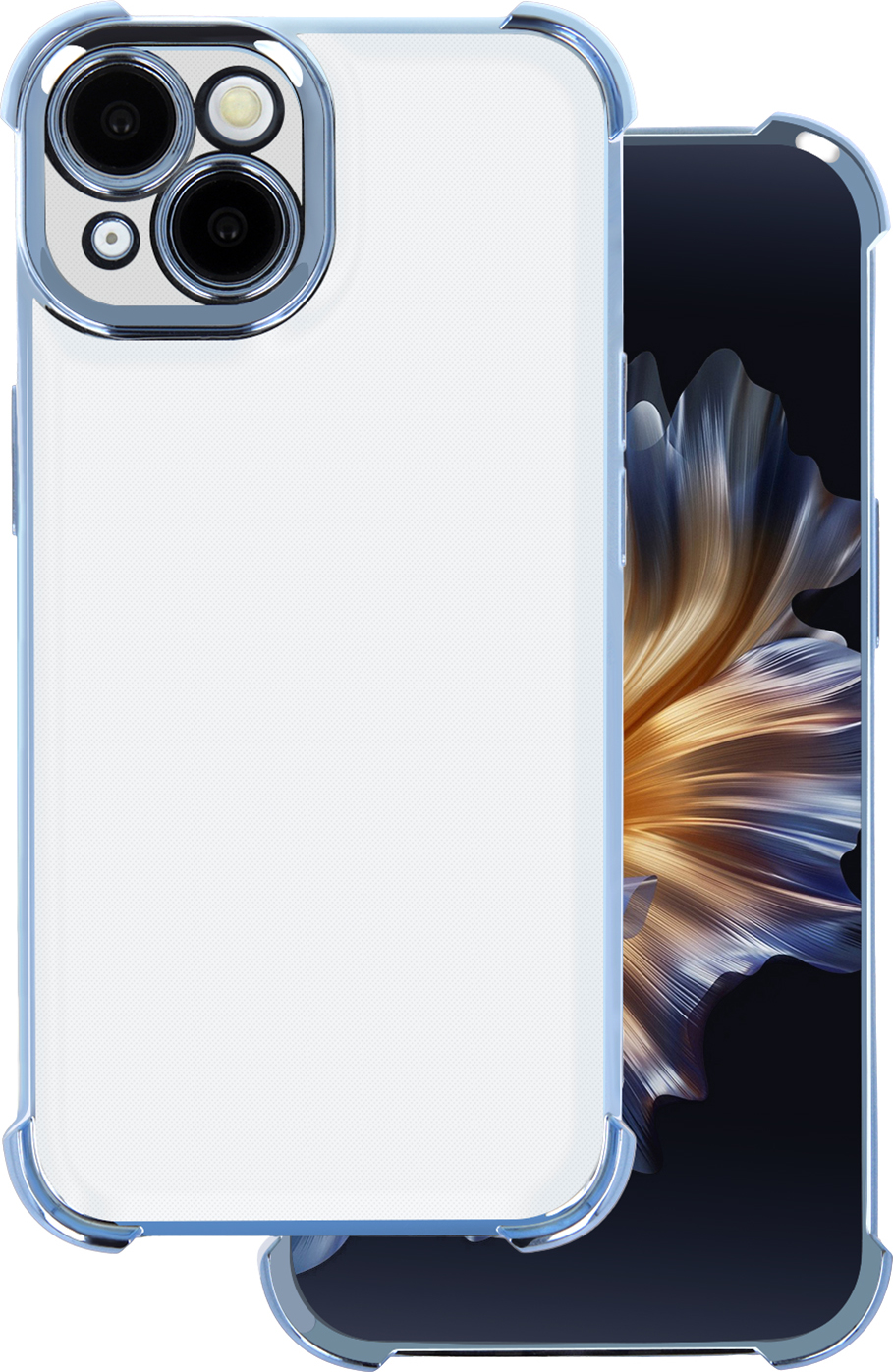 Anti Shock Chrome kryt pro Samsung Galaxy A35 5G modrý