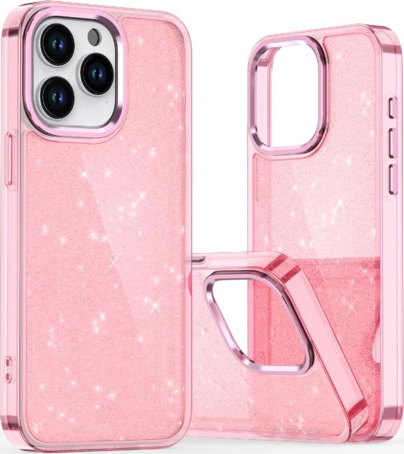 Třpytivý kryt pro Samsung Galaxy A36 5G - růžový