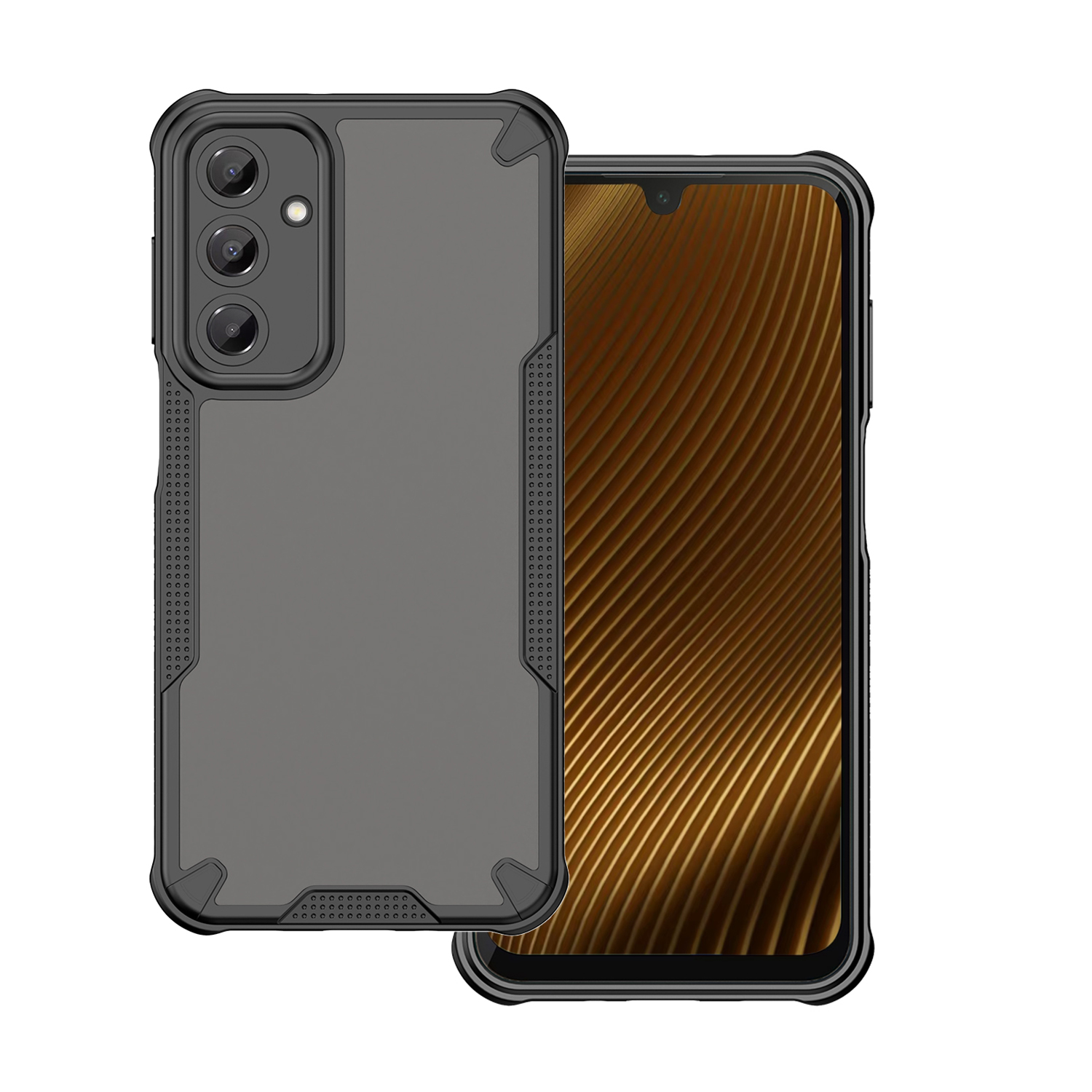 Pouzdro Defender Matt pro Samsung Galaxy A16 4G / A16 5G černé