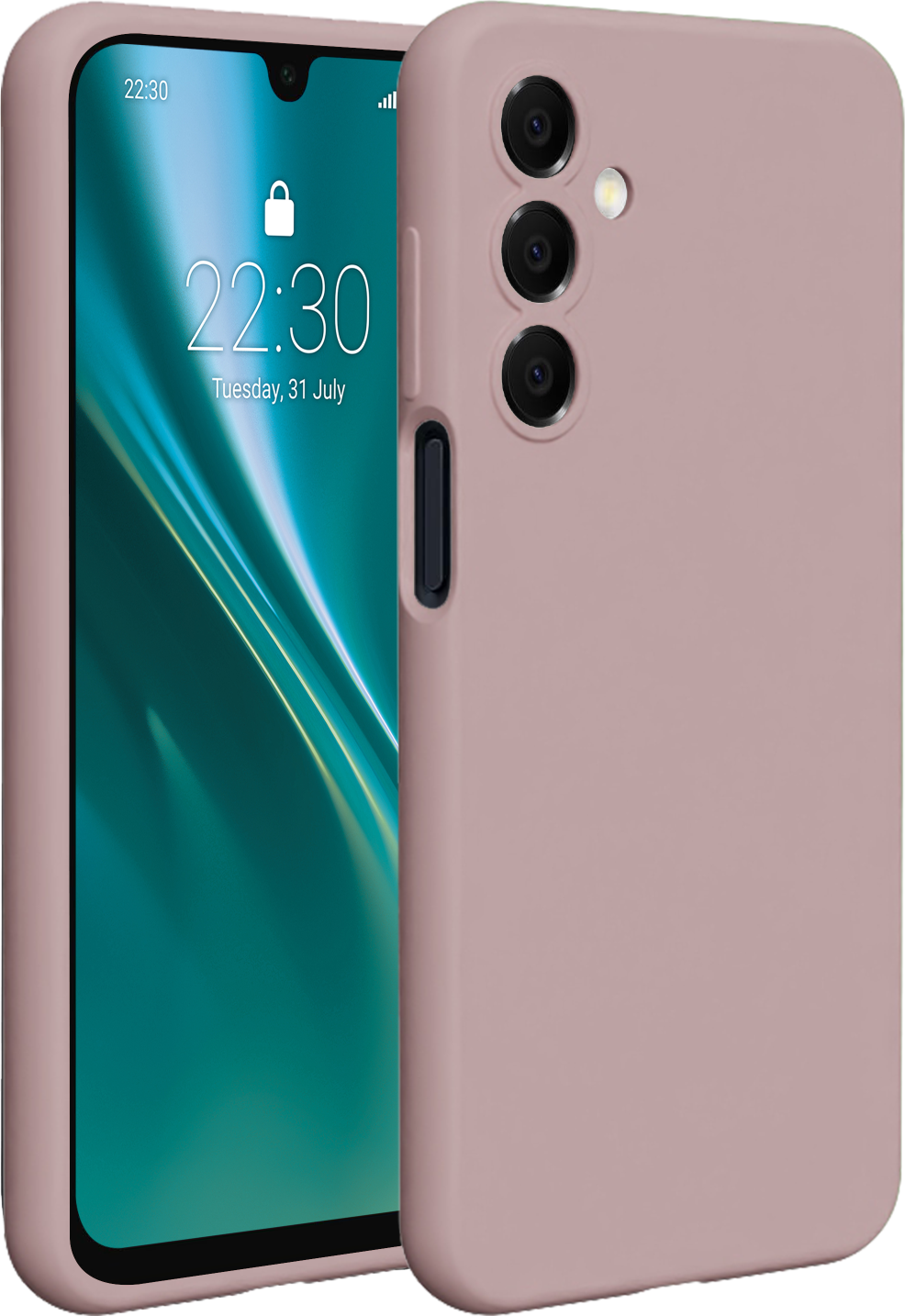 Silikonový kryt Eteri pro Samsung Galaxy A17 5G světle růžový