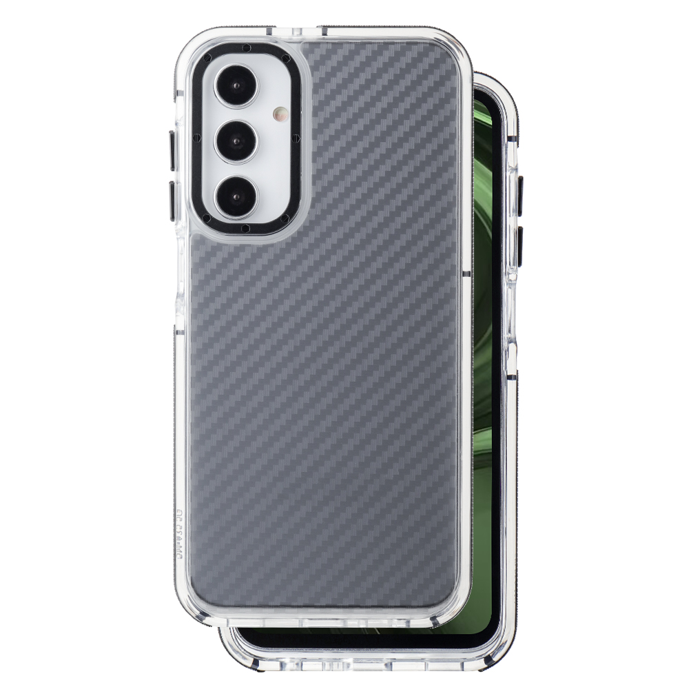 Akrylový karbonový kryt pro Samsung Galaxy A25 5G (globální) černý