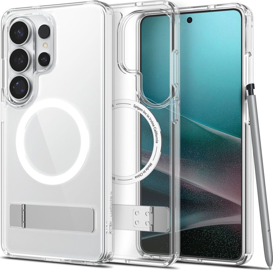 SPIGEN ULTRA HYBRID "S" MAG MAGSAFE GALAXY S26 ULTRA CLEAR/WHITE