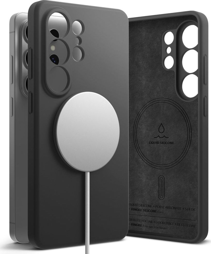RINGKE SILICONE MAGNETIC MAGSAFE GALAXY S26 ULTRA BLACK
