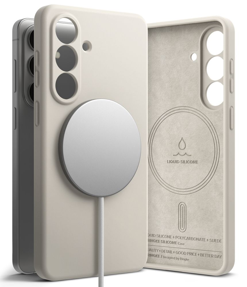 RINGKE SILICONE MAGNETIC MAGSAFE GALAXY S26 STONE