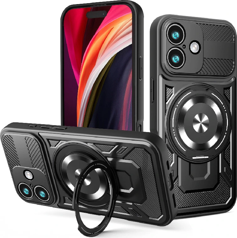 Pouzdro Defender Armor Mag pro iPhone 17 6,3" černé