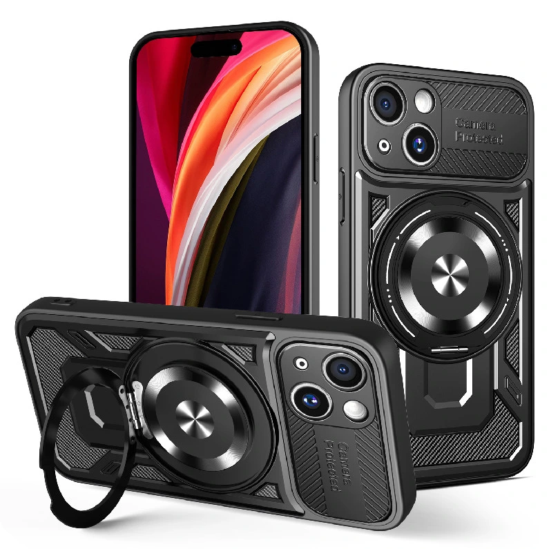 Pouzdro Defender Armor Mag pro iPhone 15 6,1" černé