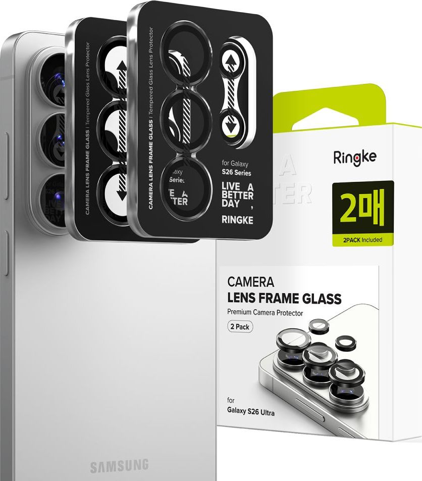 Ochranné pouzdro Ringke pro fotoaparát Galaxy S26 Ultra, 2 ks, černé