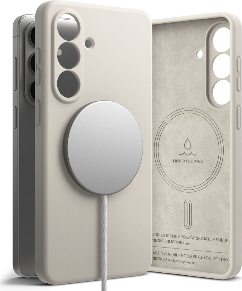 Ringke Silikonový Magnetický MagSafe Kryt pro Samsung Galaxy S26+ Plus Kámen