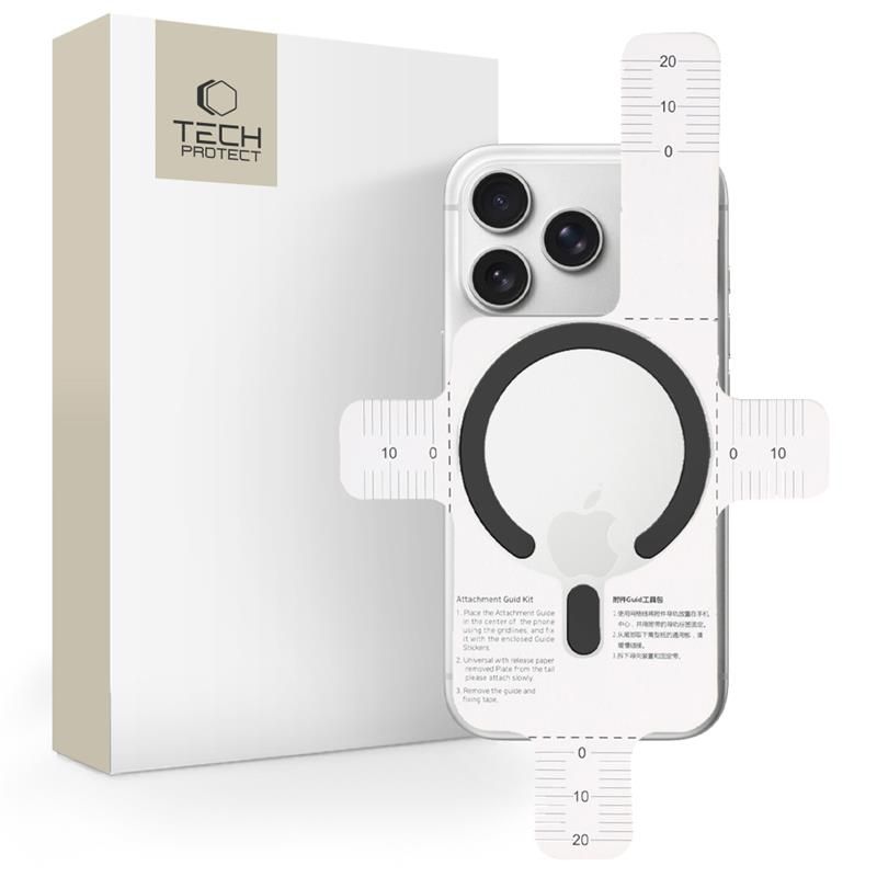 TECH-PROTECT MMP-200 Magnetic MagSafe Ring (adaptér), černý